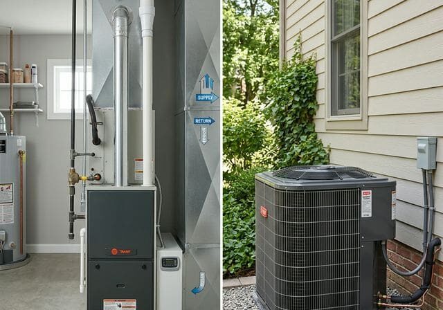 Furnace vs heat pump comparison