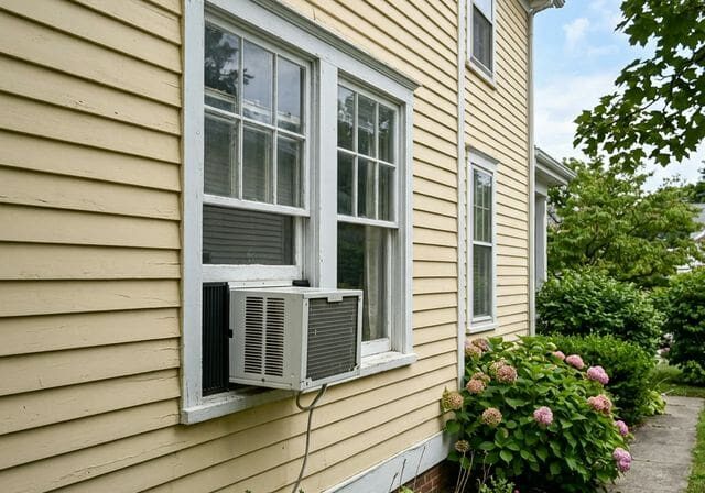 Window AC unit on older home