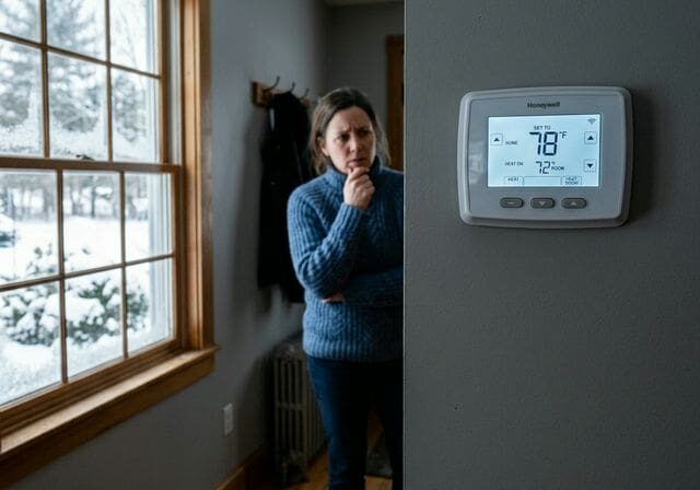 Worried about high thermostat setting